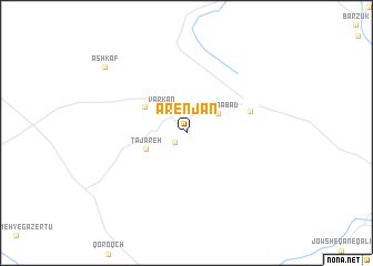 map of Ārenjan