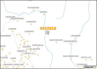 map of Arenosa