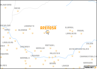 map of Arenosa