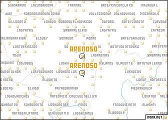 map of Arenoso