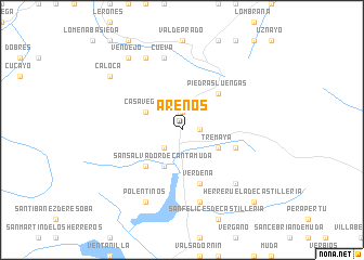 map of Areños