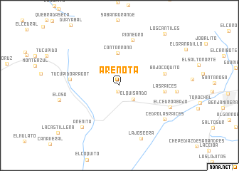 map of Arenota