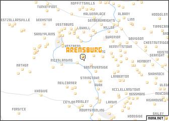 map of Arensburg