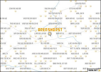 map of Arenshorst