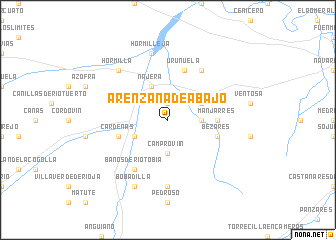 map of Arenzana de Abajo