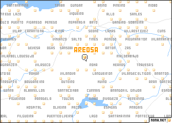 map of Areosa