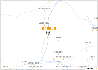 map of Aréoua