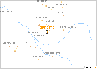 map of Arepital