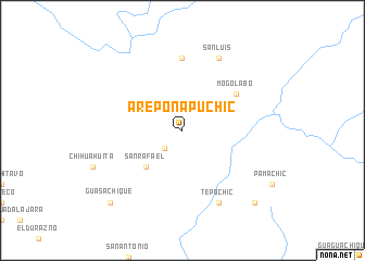 map of Areponapuchic