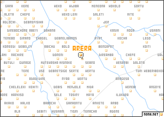 map of Ārēra