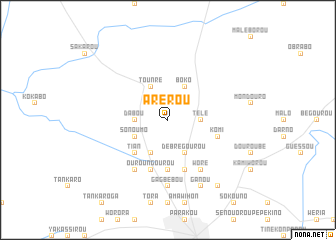 map of Arérou