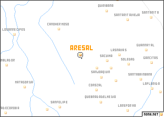 map of Aresal