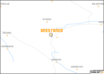 map of Arestanka