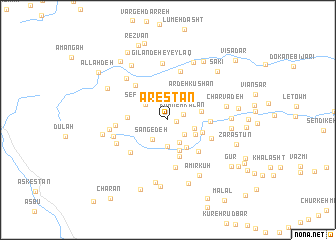 map of Arestān