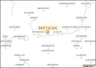 map of Aretuchic