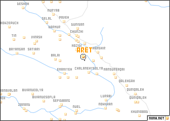 map of Āret