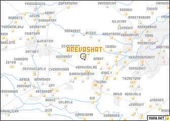 map of Arevashat