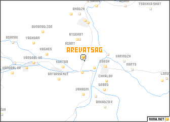 map of Arevatsag