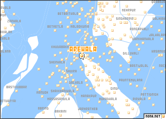 map of Arewāla