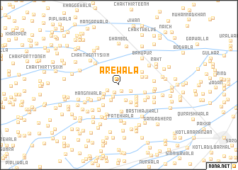 map of Ārewāla