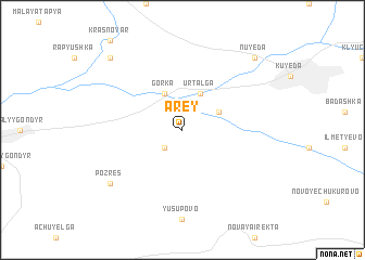 map of Arey