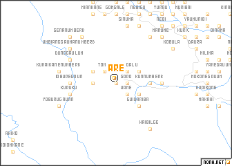 map of Are