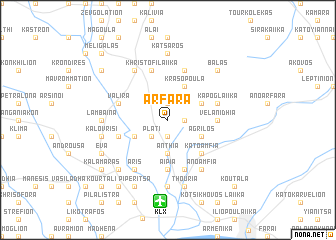 map of Arfará