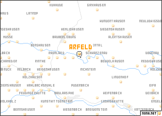 map of Arfeld