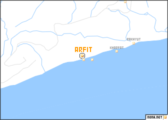 map of Arfit