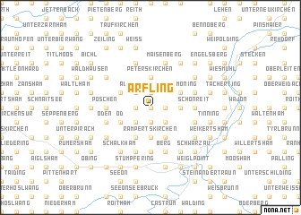 map of Arfling