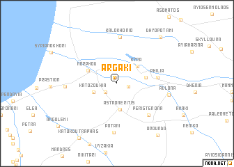 map of Argaki