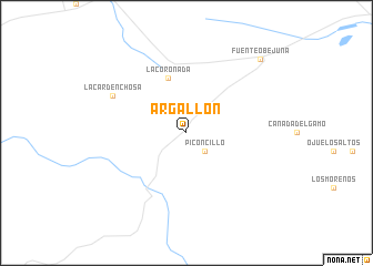 map of Argallón