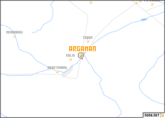 map of Argamān