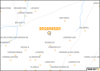 map of Argamasón