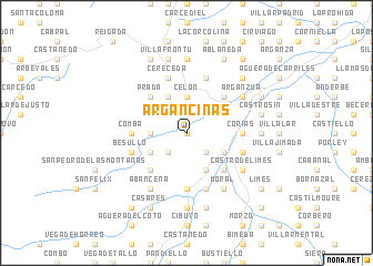 map of Argancinas