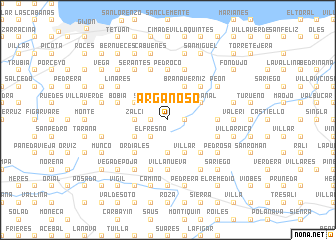 map of Argañoso