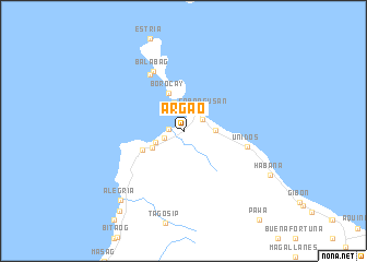 map of Argao