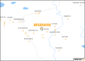 map of Argashino