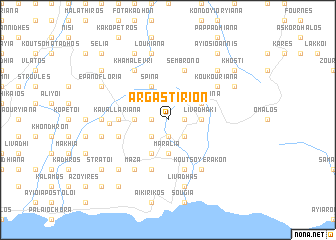 map of Argastírion