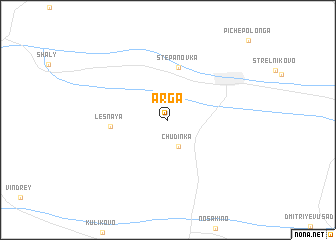 map of Arga