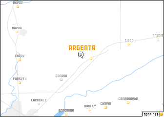 map of Argenta