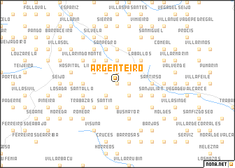 map of Argenteiro