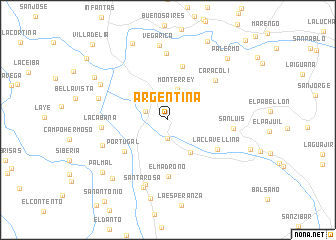 map of Argentina