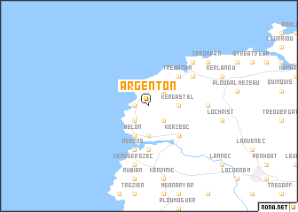 map of Argenton