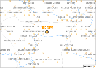 map of Argés