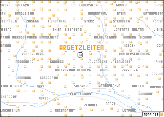 map of Argetzleiten