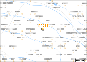 map of Arget