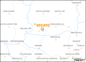 map of Argiano