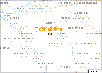 map of Argī Darreh