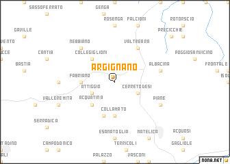 map of Argignano